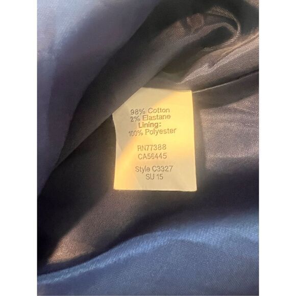 J crew floral cotton pleated fit and flare summer sleeveless v neck size 0 - Picture 4 of 4